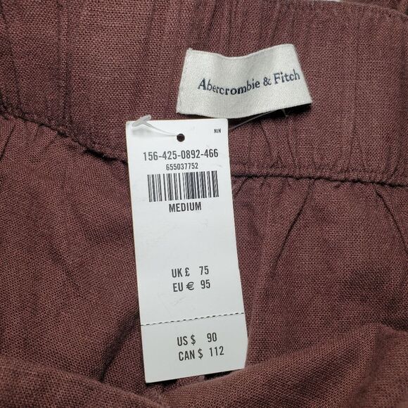 Abercrombie & Fitch Chocolate Wide Leg Trousers - Picture 12 of 14